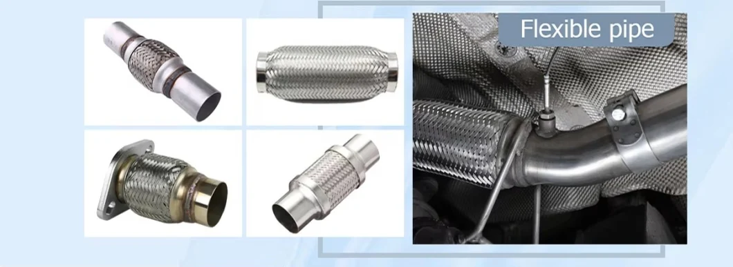 Custom Exhaust Pipe Flexible for Car Stainless Steel Braided Exhaust Flex Tube