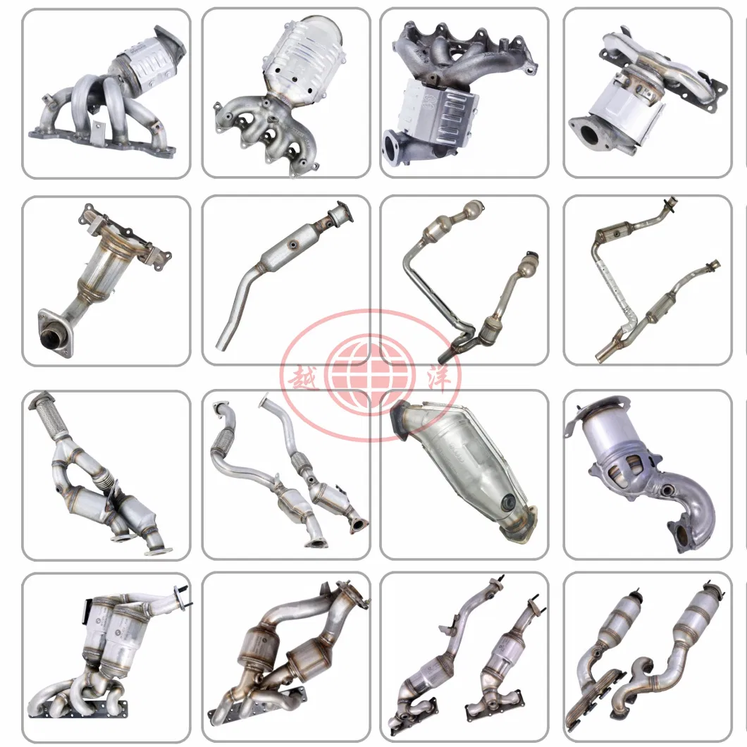 Stainless Steel Exhaust Flexible Pipe Soft Connection with Braided Catalytic Converter