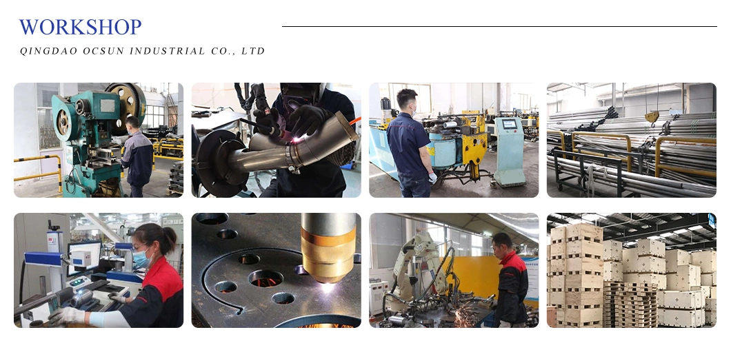 Ocsun Exhaust Leak Front Pipe China Car Front Exhaust Pipe Manufacturing Free Sample Front Part of The Exhaust Pipe