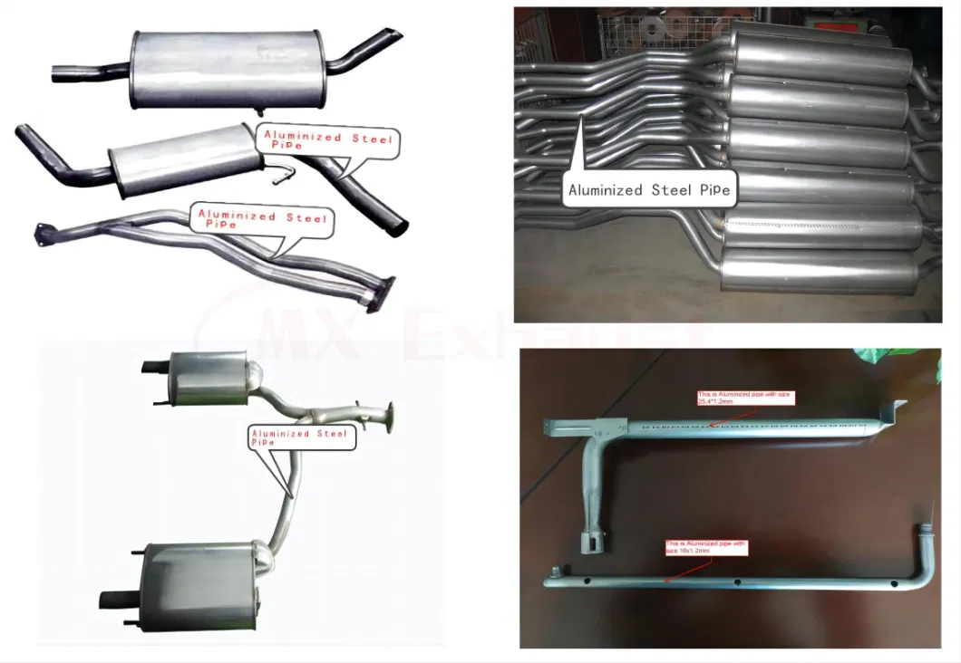 ASTM A463/JIS G3314/En10346 SA1d Aluminized Steel Tube/Pipe with Aluminum Silicon Coating As60/60 G for Exhaust Muffler Pipe