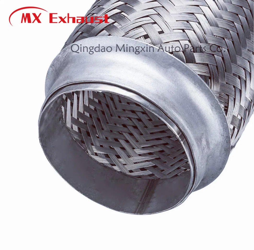 Stainless Steel Exhaust Bellow Flex Pipe in Double Braided