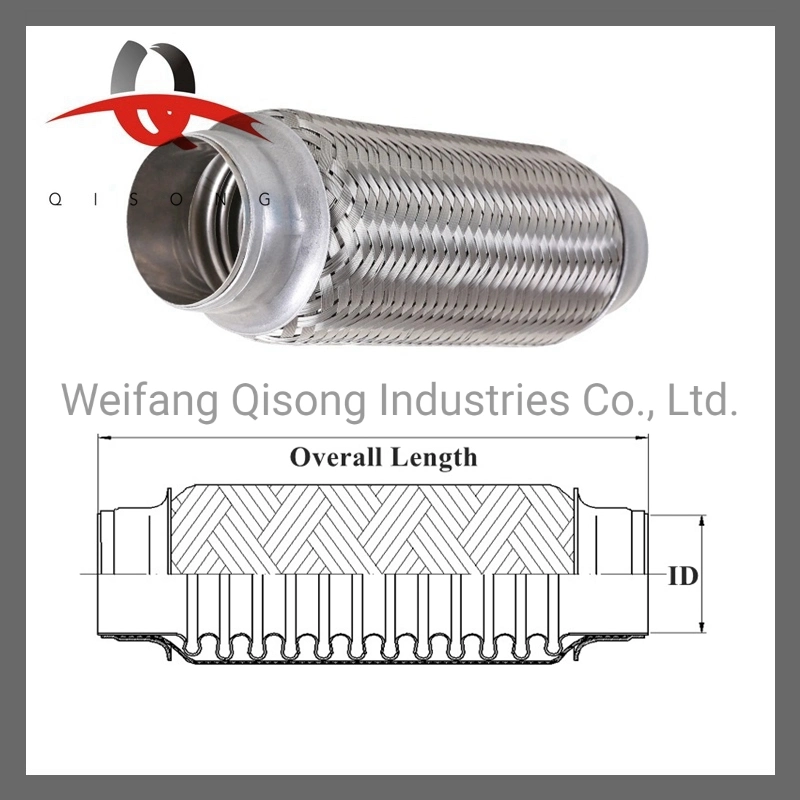 [Qisong] for OEM SS304 Universal Car Exhaust Flexible Pipe