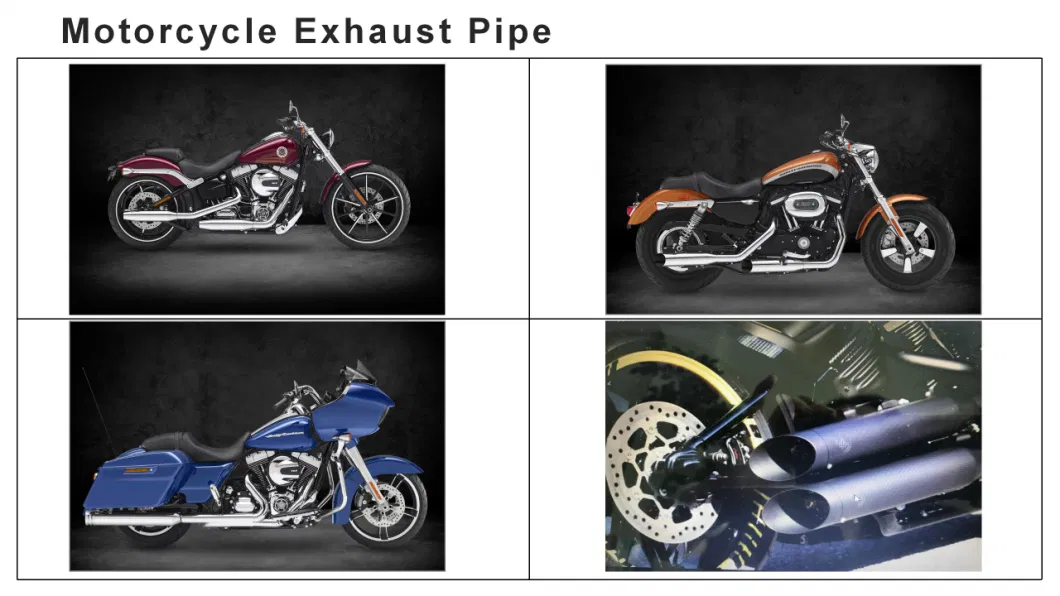 Factory Customized Steel Motorcycle Exhaust System for Pipe Silencing with Best Price