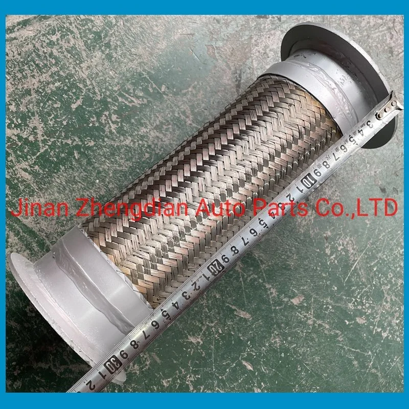 Dz95259540018 Auto Metal Exhaut Flexible Pipe for Shacman Delong M3000 F3000 Truck Spare Parts Beiben North Benz Sinotruk HOWO FAW Foton Truck Spare Parts