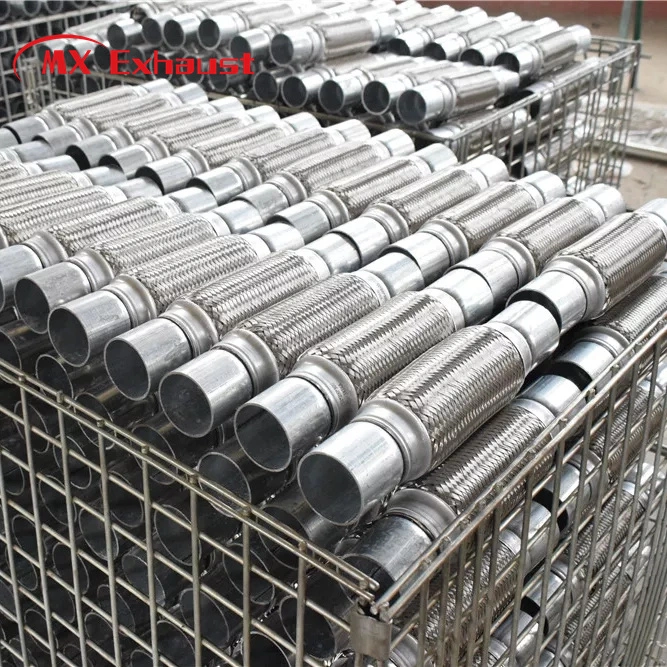 Exhaust Bellows Car Exhaust Flex Mesh Pipe with Extension Tube