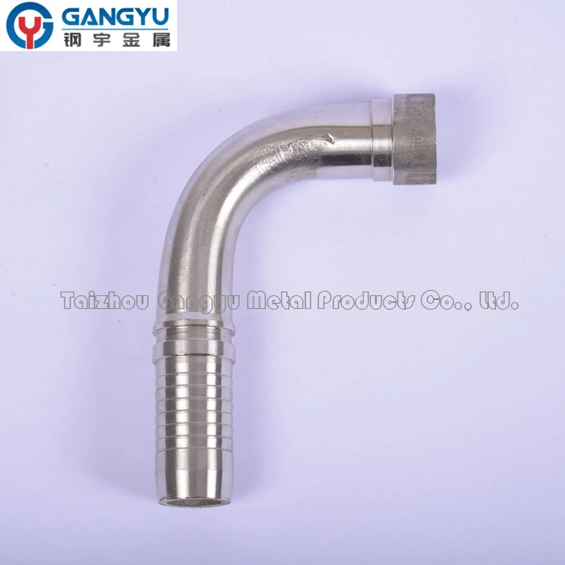 12.7mm-102mm SS304 Sanitary Butt Weld 90 Degree Pipe Elbow Bend Stainless Steel Car Exhaust Muffler