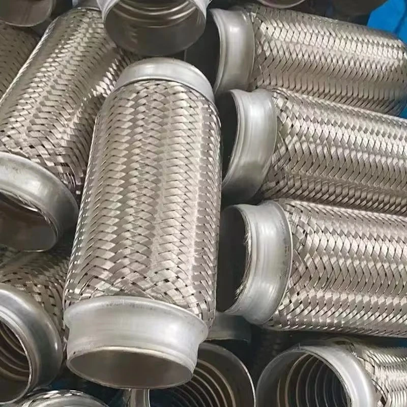 3.5&quot;X10&quot; Inch Exhaust Muffler Flexible Corrugated Bellow Pipe Engine Car Accessories 2024 Flexible Exhaust Pipe