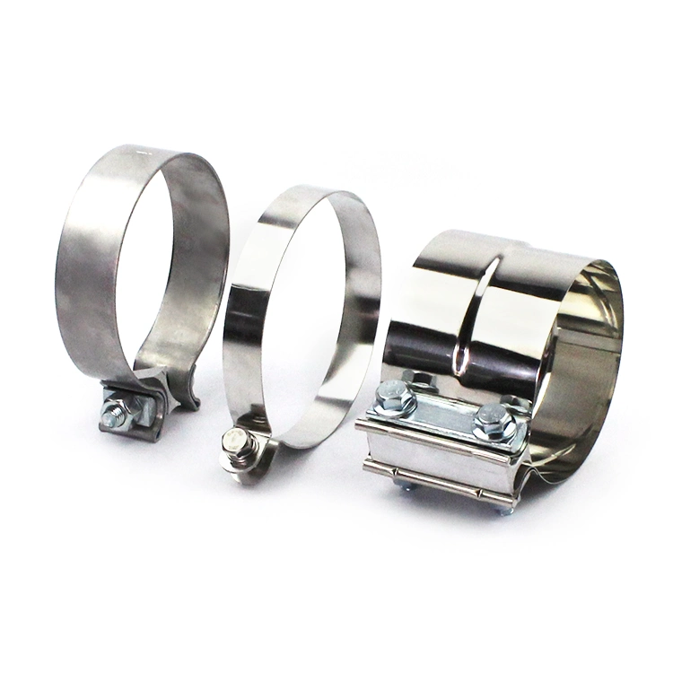 2-5 Inch Stainless Steel Accuseal Band Clamp with Gr. 10.9 T Bolt