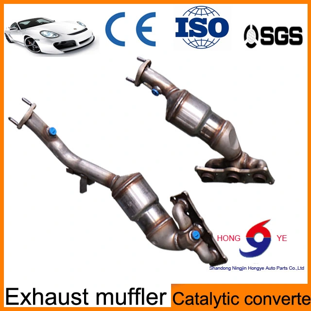 Factory Low Price Wholesale High-End Original Authentic for Audi Exhaust Pipe Catalytic Converter