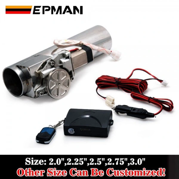 Epman 2.0&quot;/2.25&quot;/2.5&quot;/2.75&quot;/3.0&quot; Exhaust Pipe Electric I Pipe Exhaust Electrical Cutout with Remote Control Valve Ep-Cut01g