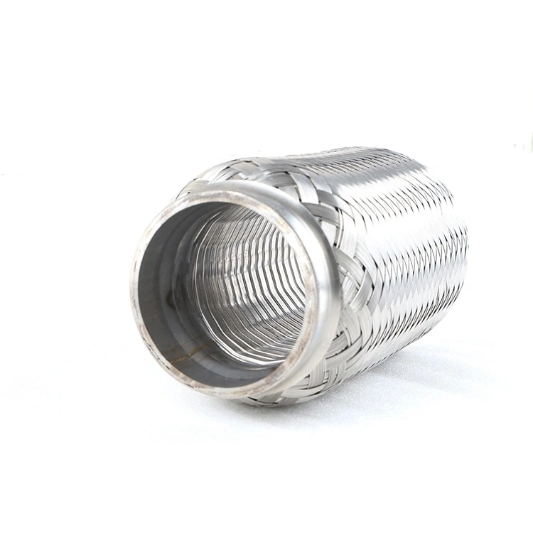 OEM Customized Universal Flexible Stainless Steel Auto Parts Exhaust Muffler Pipe with Nipple