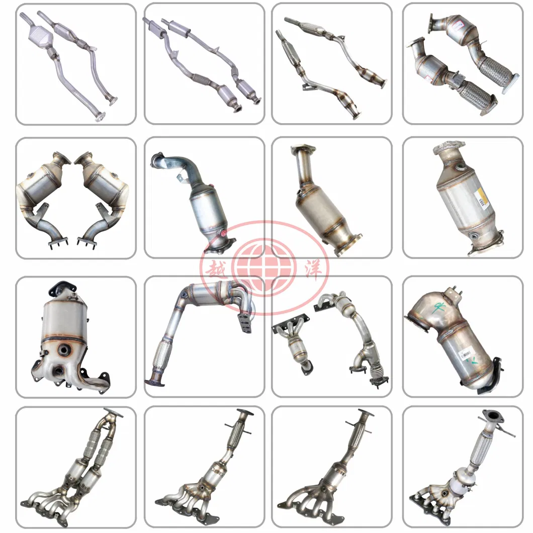 Stainless Steel Exhaust Flexible Pipe Soft Connection with Braided Catalytic Converter