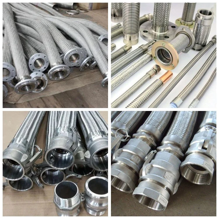 Flexible Corrugated Stainless Steel Tube Corrugated Pipe Metal Tube Water Pipe 1/2 Inch Diameter Custom Length