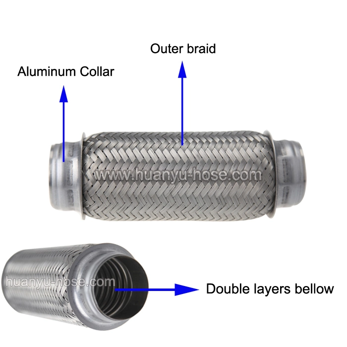 Exhaust Flex Joint Pipe Without Innerbraid