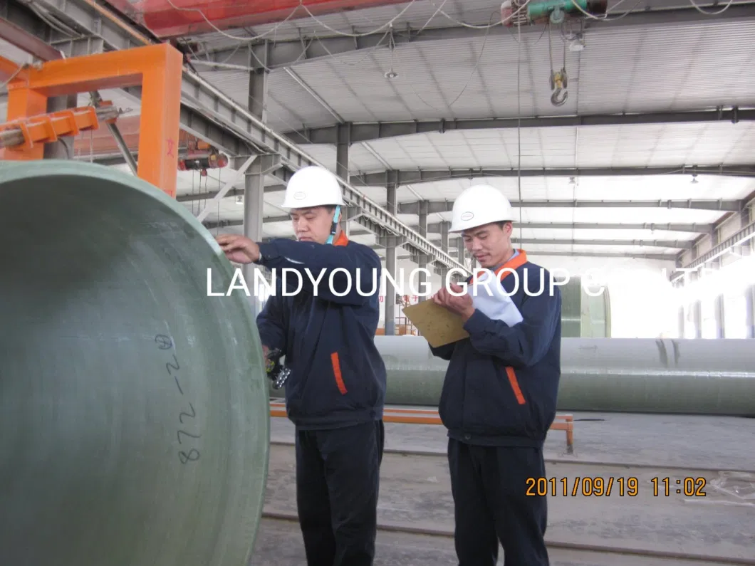 Continuous Filament Winding Process GRP Pipe FRP Storm Water/Agriculture Irrigation Pipe