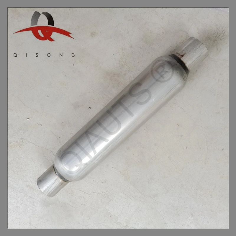 [Qisong] Stainless Steel Exhaust Pipe Hotdog Universal Muffler