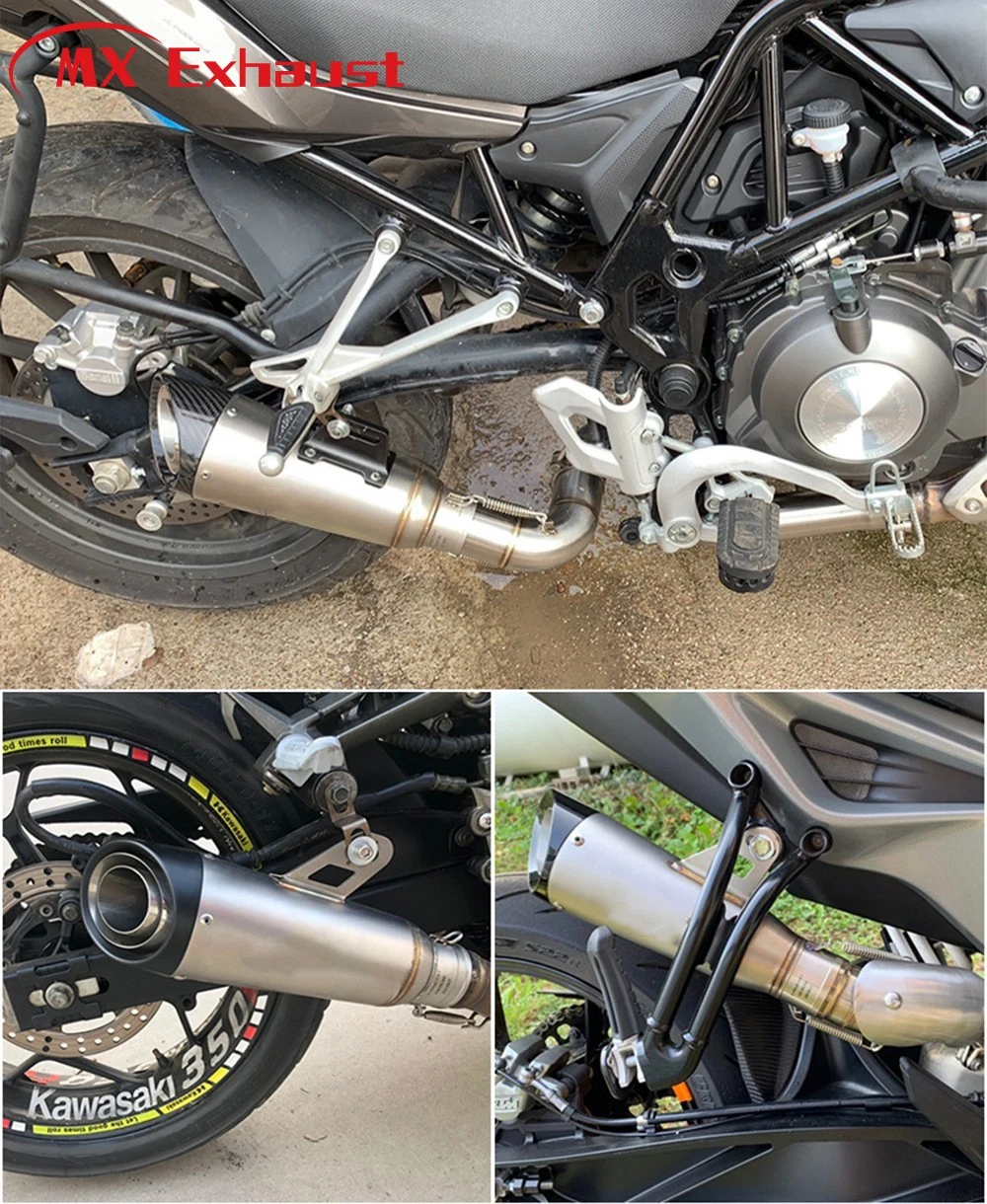 Hot Sales Stainless Steel Sc Project Motorcycle Exhaust Muffler Tail Pipe for Exhaust System