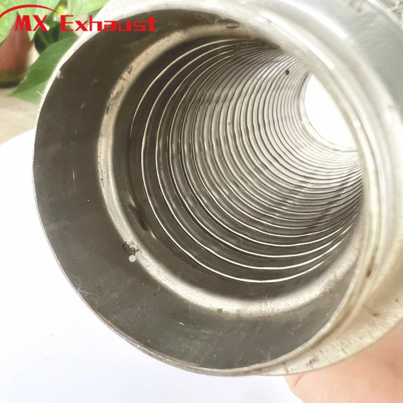 Auto Stainless Steel 1.75&quot; Exhaust Flexible Flex Pipe for Generator Car Braided Corrugated Bellows Exhaust Coupling Flex Joint