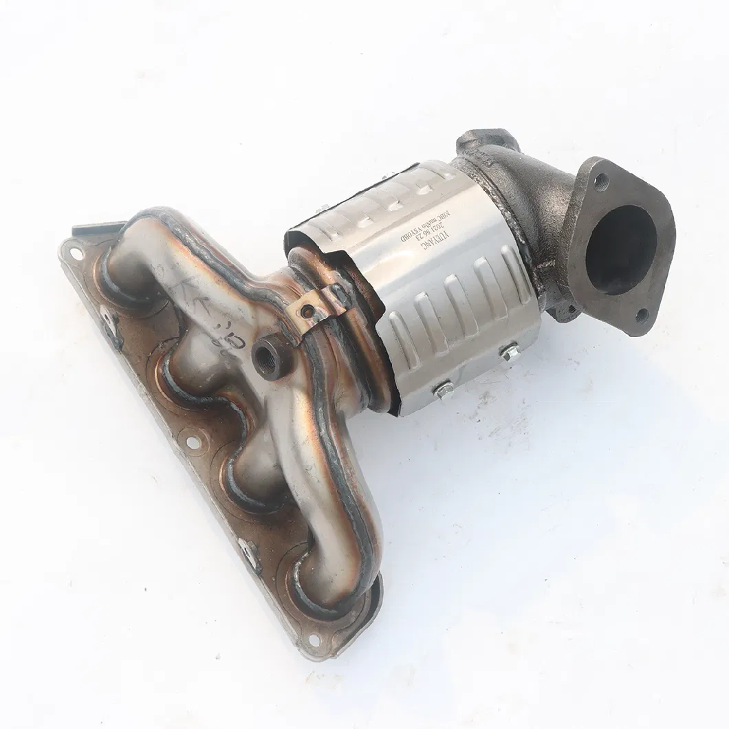 for Hyundai KIA Front Muffler Exhaust Pipe High Quality Three-Way Catalytic Converter