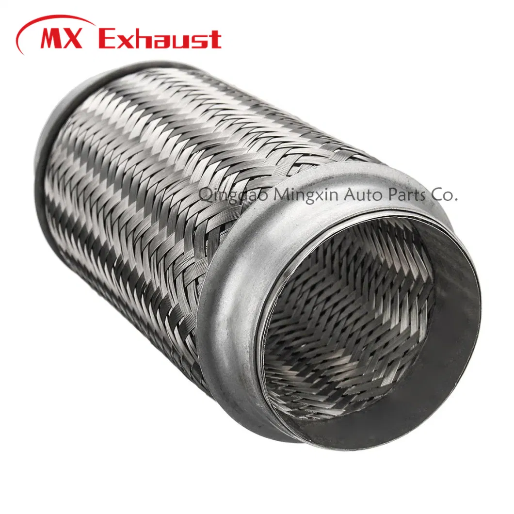 Stainless Steel Exhaust Bellow Flex Pipe in Double Braided