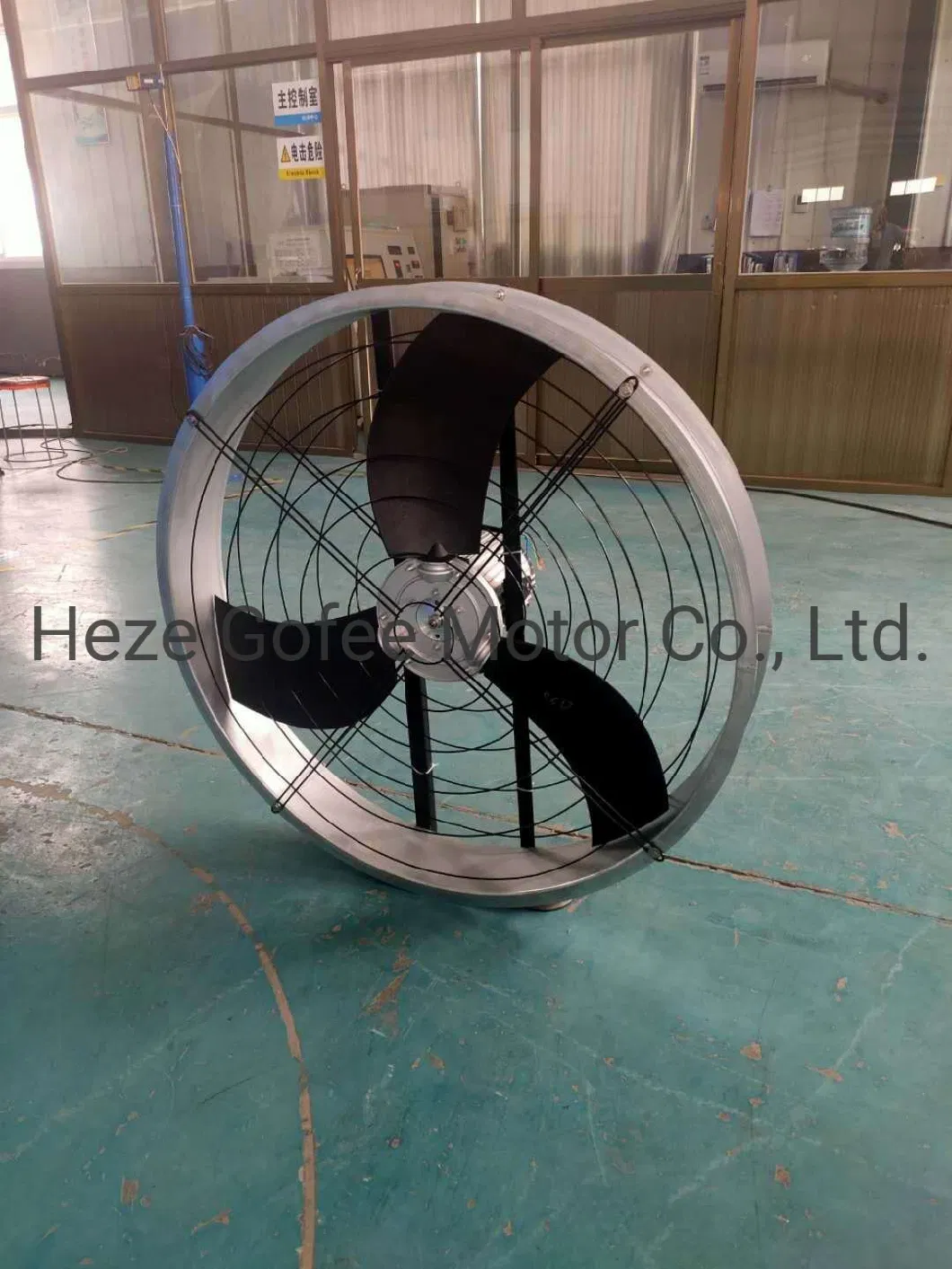 Galvanized Steel Shell Hanging Ceiling Exhuast Fan for Dairy Farm Cowshed Poultry House