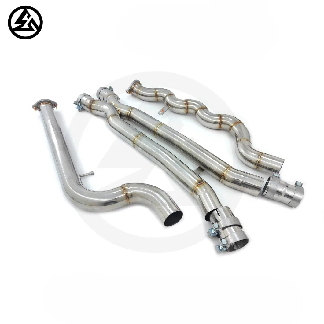 Ready Stock 3&quot; Exhaust Pipe for BMW S58 M3 M4 G80 G82 3.0t Equal Length Midpipe