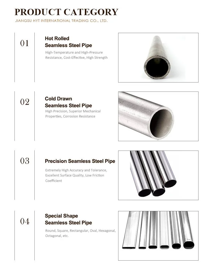 HYT Factory Price Round Brushed Finish ERW Welded Tp301 Stainless Steel Pipe for Exhaust Pipe