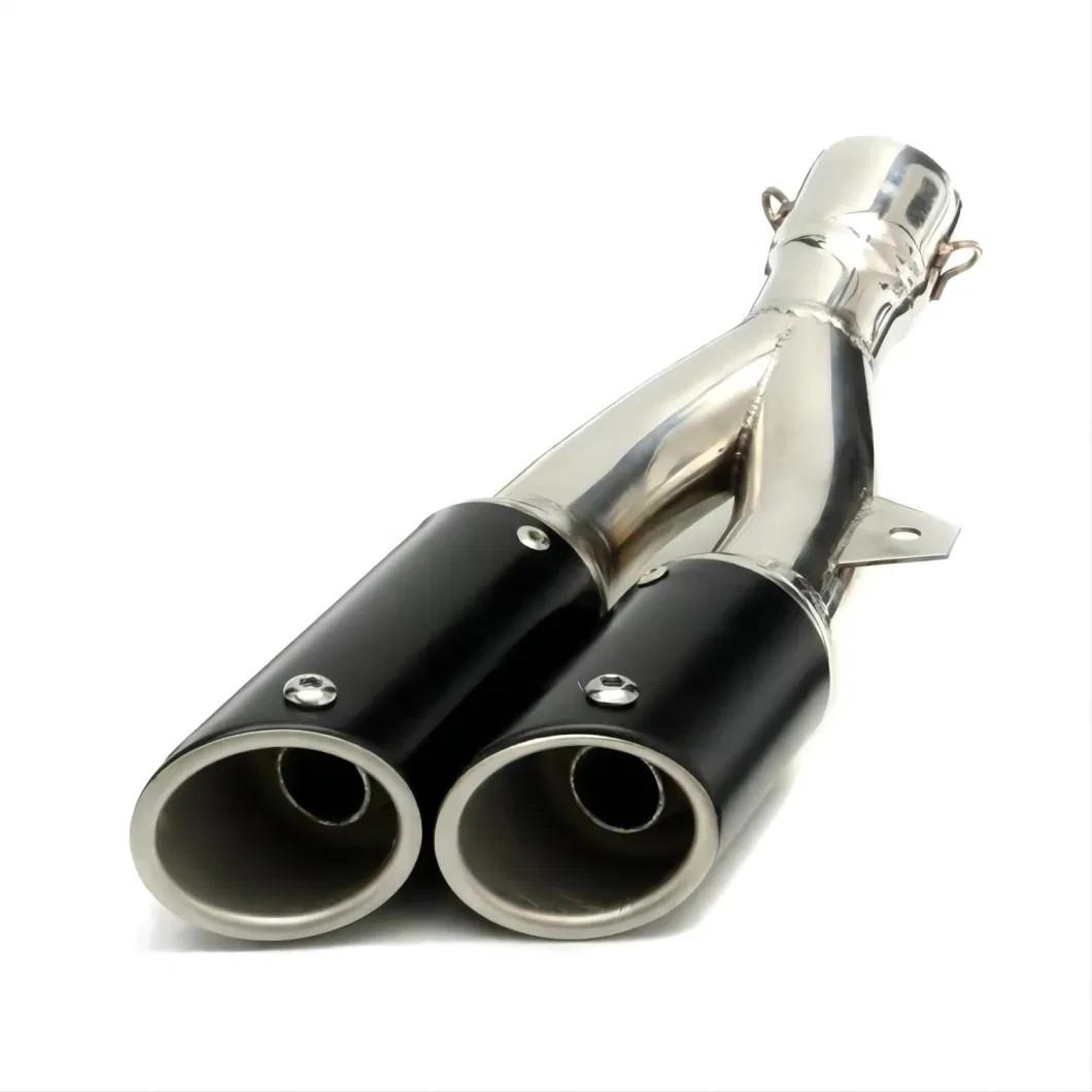 New Style Universal Motorcycle Racing Carbon Fiber Exhaust Muffler Silencer Pipe for Street Scooter 2 Stroke Motorcycle