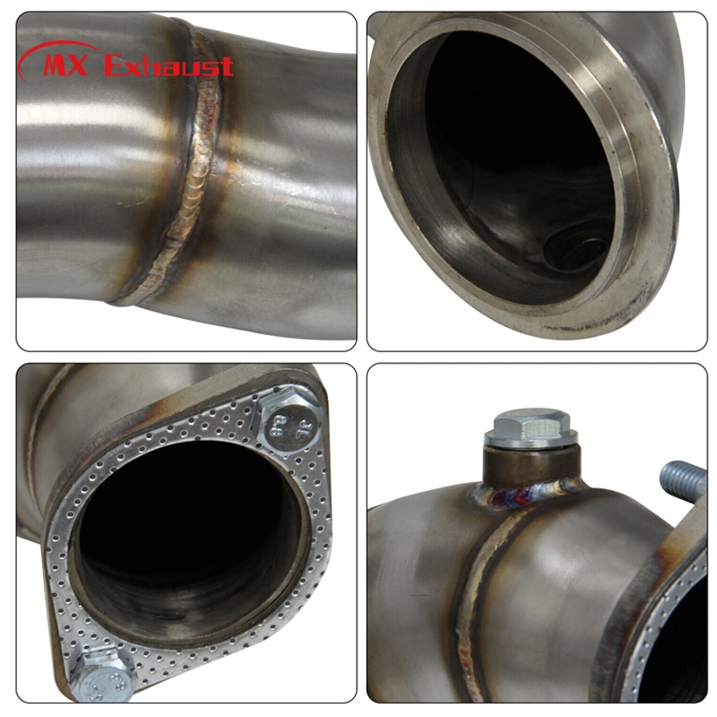 N54 Downpipe Exhaust Down Pipes for B*Wm 135I 335I 335is E82 E88 E92 E93 Stainless Steel 3inch