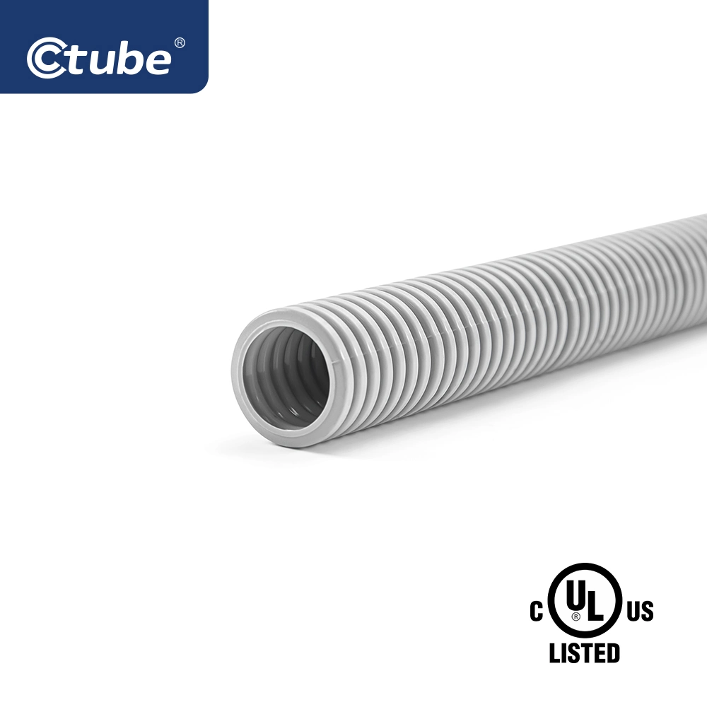 Ctube CSA cUL Approved Ent Conduit Grey Flex Pipe 1/2 Inch 2 Inch