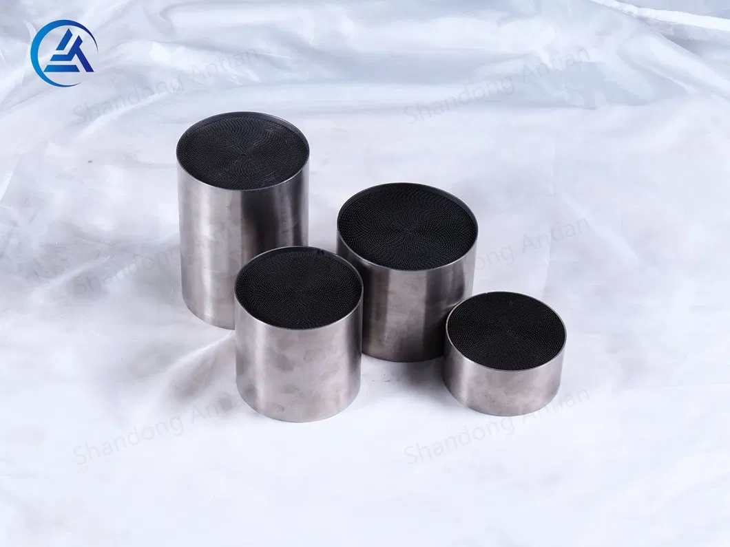 High Quality Universal Round Catalytic Converter with Body Diameter 4.5 Inch with Nipple Exhaust Pipe