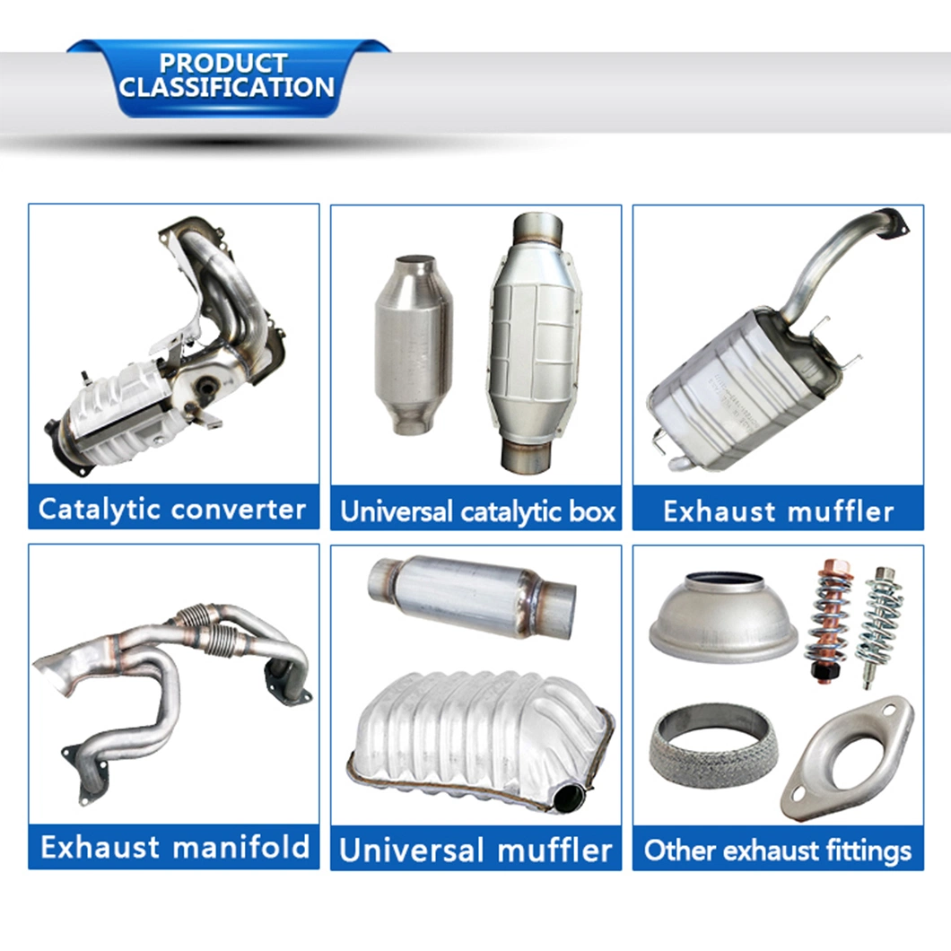 Stainless Steel Exhaust Flexible Pipe Soft Connection with Braided Catalytic Converter