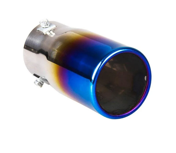 Universal Car 3inch Chromed Exhaust Muffler Tail Pipe Exhause with Stainless Steel