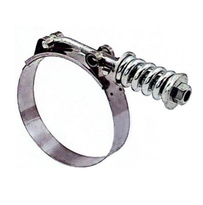 T Bolt Clamp 304 Stainless Steel Pipe Clamps Exhaust Band Clamp for Pipe-Connetion