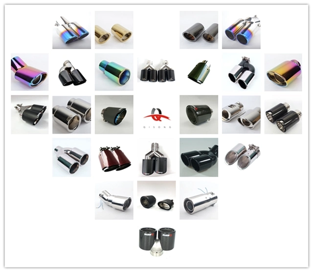 [Qisong] in Stock Refitted Stainless Steel Muffler Tail Pipes for Cars