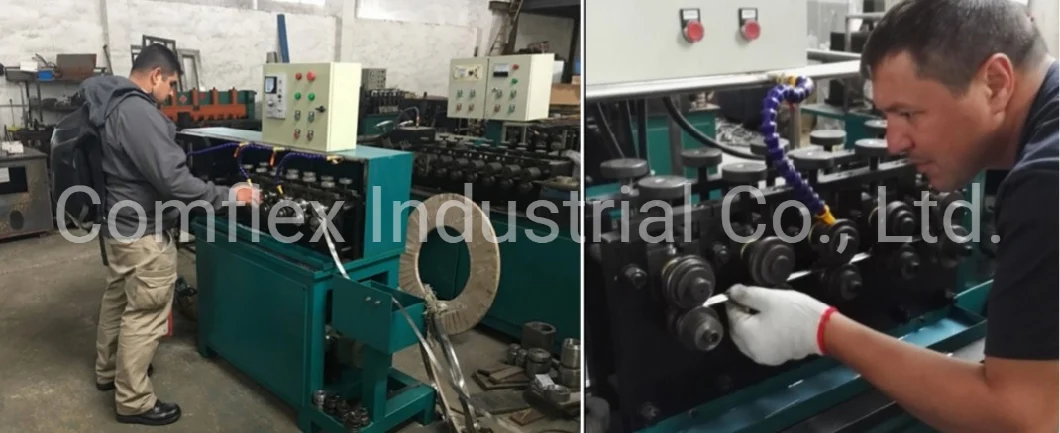 Flexlock Stripwound Roughbore Interlocked Metal Hose Machine for Engine Exhuast System^