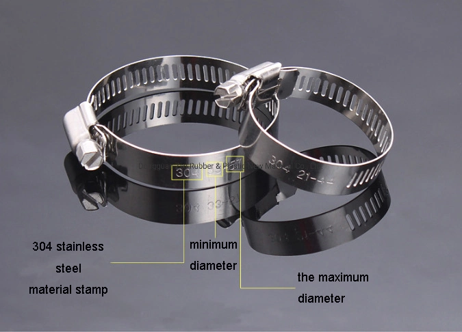 Stainless Steel Hose Clamp Manufacturer 2 Inch Flexible PVC Pipe Fittings