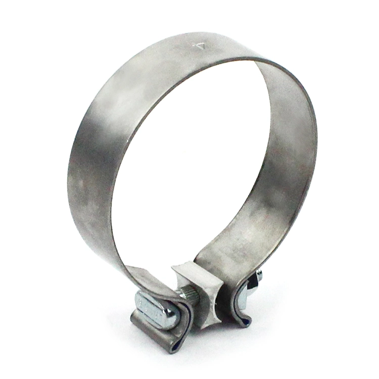 4-Inch 304 Stainless Steel Exhaust Pipe Accuseal Flat Band Clamp