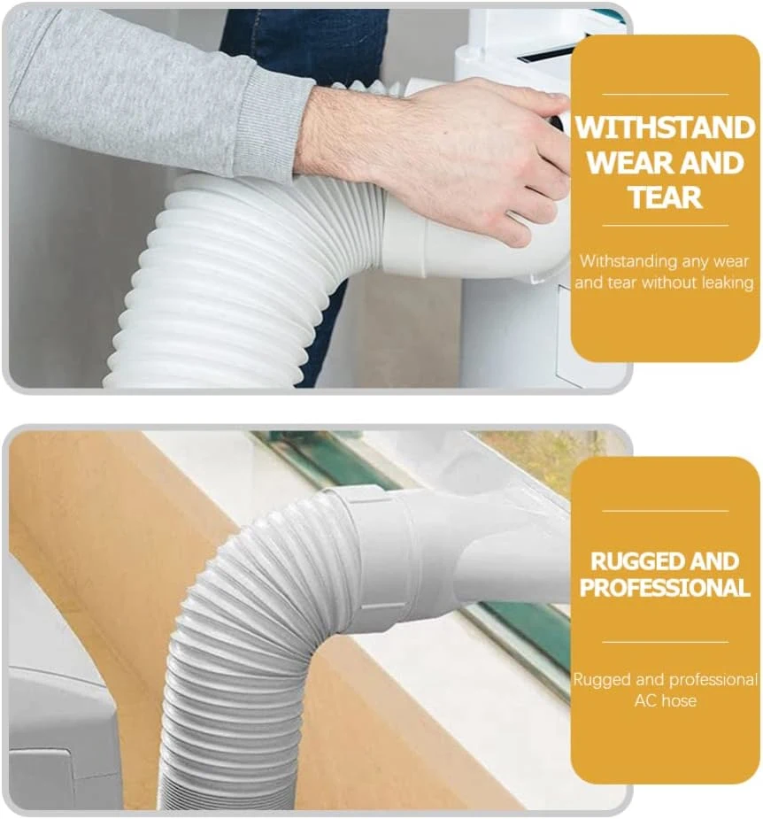 Universal Flexible Air Conditioner Exhaust Hose Vent Tube Duct Extension Pipe