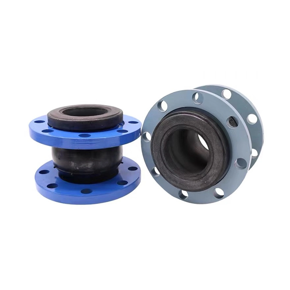 DN200 Pn16 DIN Forged Carbon Steel EPDM Flexible Soft Connection Flanged Single Sphere Rubber Expansion Joint