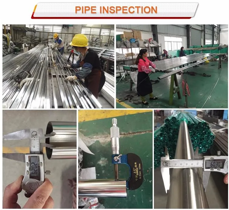 201 304 316 Thin Wall 8 Inch Flexible Round Welded Stainless Steel Pipe