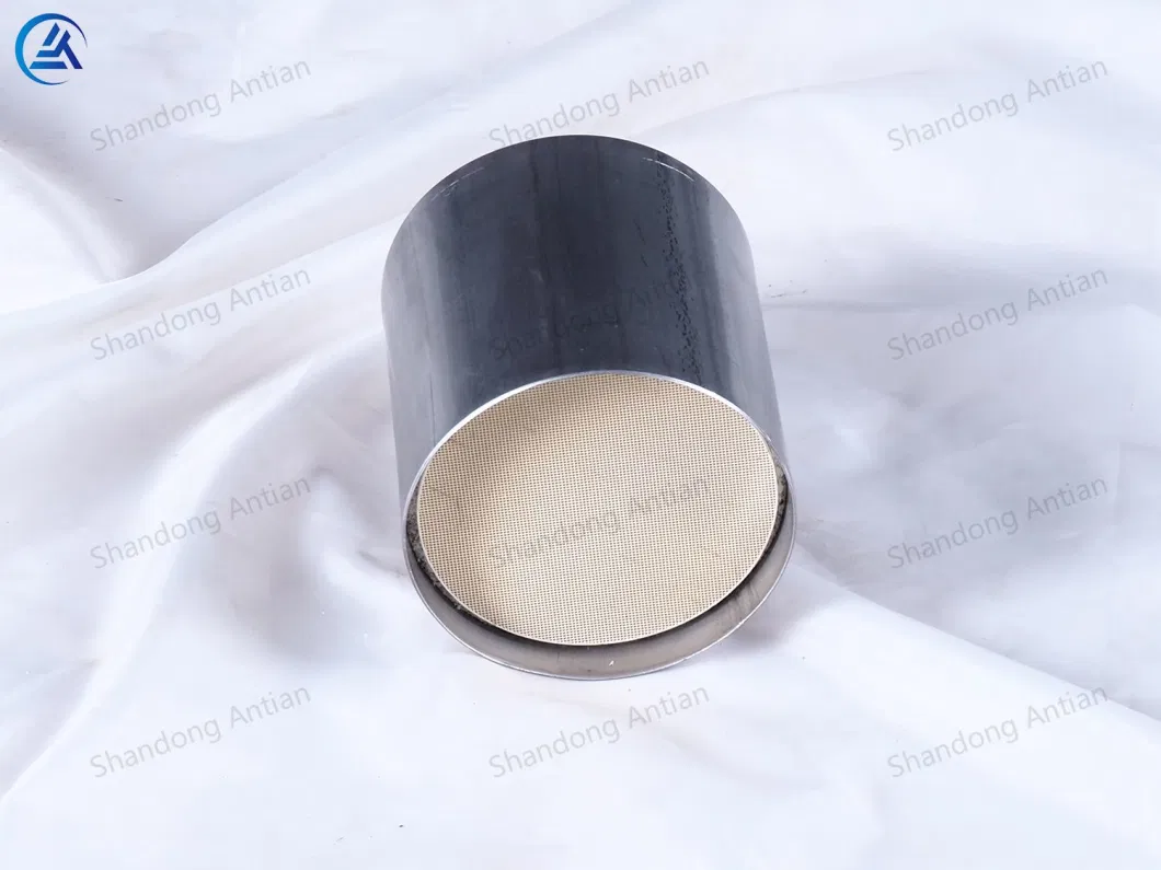 High Quality Exhaust Cap Welded Universal 4.5 Inch Round Catalytic Converter with Sensor Hole with Extension Pipe