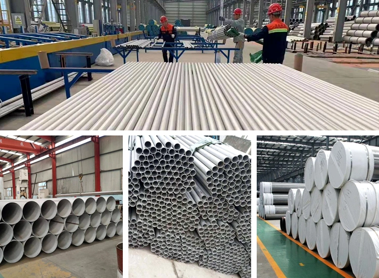 ASTM Seamless/Welded Stainless Steel Square Round Pipe 201 202 301 304 310S 316 430 304L 316L Ms Pipe for Construction Exhaust Flexible Pipe Steel Pipe