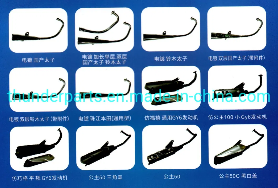 Motorcycle Parts Muffler /Exaust Pipe/Tubo De Escape for Xr150, Crf230, Nxr125, Wave110