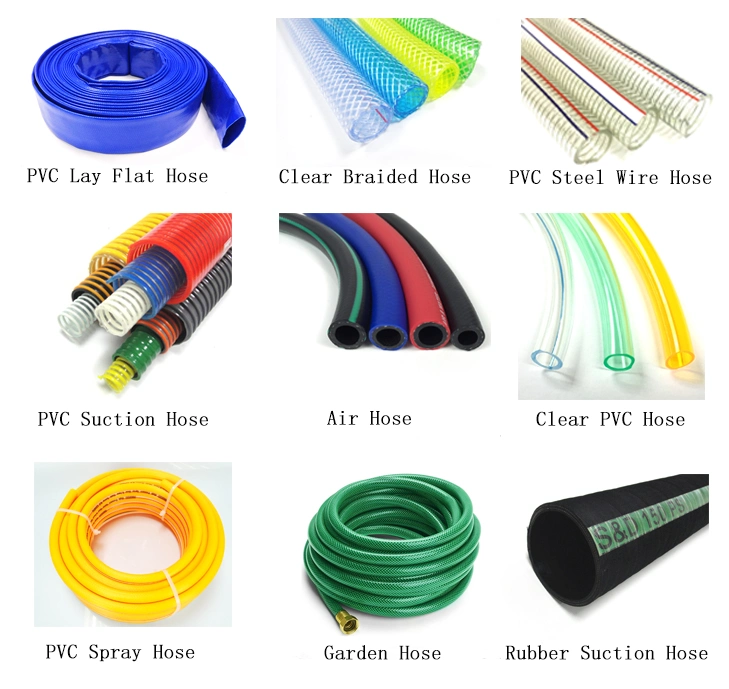 Clear Nylon Braid Reinforced Flex Pipe for Water Air Transfer