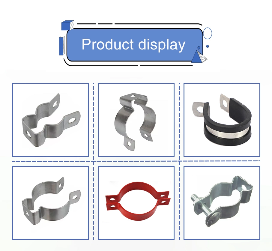 Customized Stainless Steel Pipe Fitting Exhaust Pipe Clamp