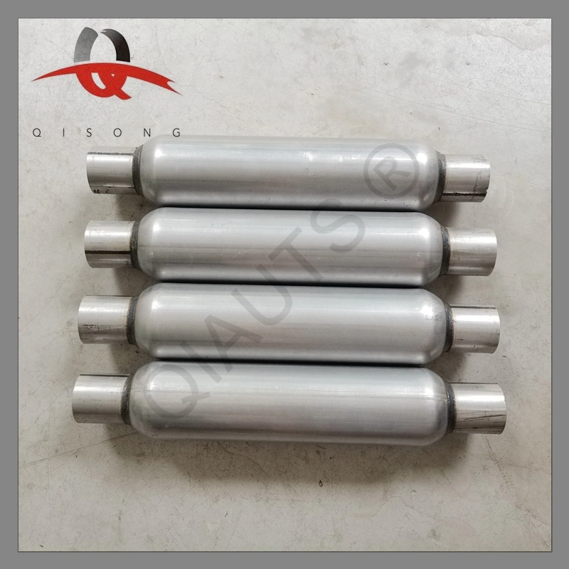 [Qisong] Stainless Steel Exhaust Pipe Hotdog Universal Muffler