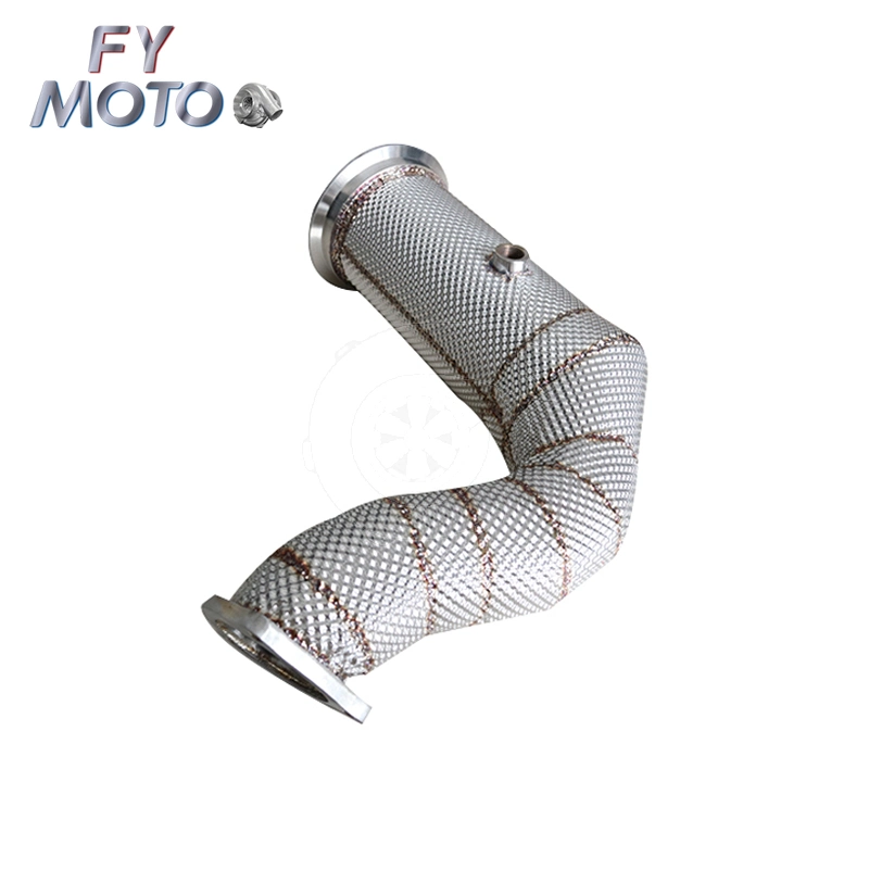 China Factory Cayenne Turbo S E-Hybrid with Heat Shield Catalytic Exhaust Downpipe