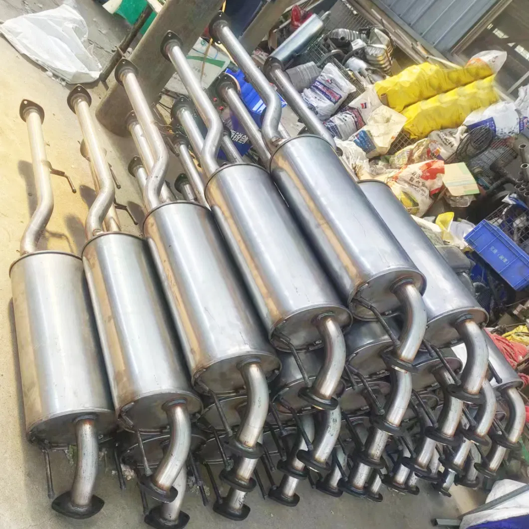 Car Exhaust for Toyota Hilux Exhaust Muffler Pipes Stainless Steel Hilux Exhaust Pipes