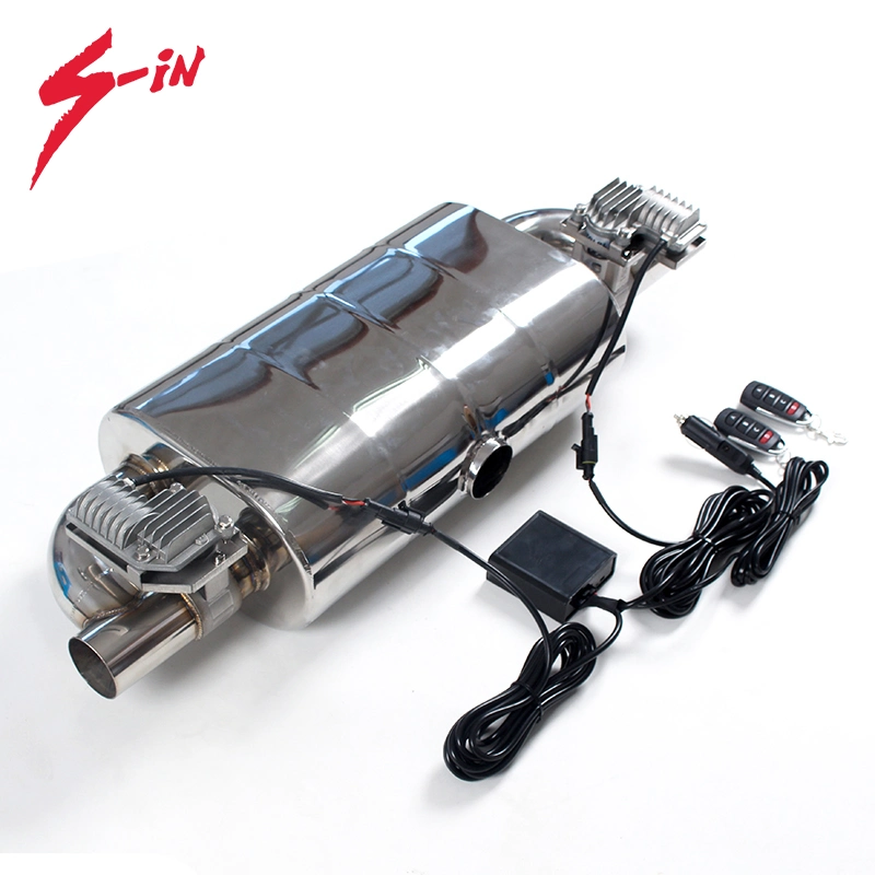 2/2.25/2.5/3 Electric Stainless Steel Exhaust System Cutout Valve Full Kit with Remote Control Pipe Exhaust Accessories